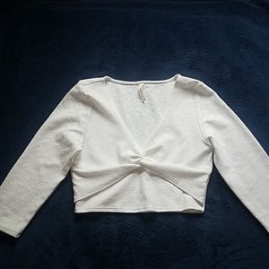 White Crop Top
